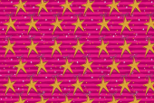 Подарочная бумага в листах "Золотые звёзды на розовом фоне" 0182.480ф