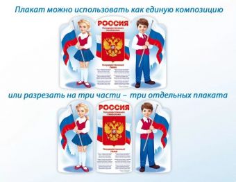 Плакат с российской символикой 84.887