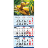 Квартальный календарь на 2025 год "Символ года - Змея. Жаркие тропики" КТ-25-008 (в упаковке)