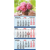 Квартальный календарь на 2025 год "Цветы. Нежные пионы" КТ-25-261 (в упаковке)