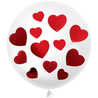 Наклейки для воздушных шаров или украшения "Сердечки" 6231806
