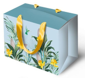 Сумка-коробка "Колибри в цветах" 0710.141
