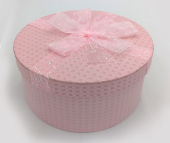 Подарочная коробка "Цилиндр розовый" 80303-002-D20
