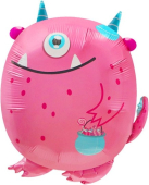 Фольгированный шар "Монстрик Джуди. Розовый" 20987
