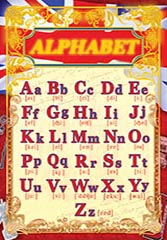 Плакат А4 "Английский алфавит" ОФГ-204
