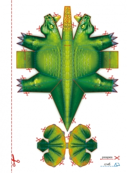 Вырезайка "Динозавры" ВР-003