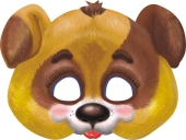 Картонная маска "Собачка" на резинке МС-001