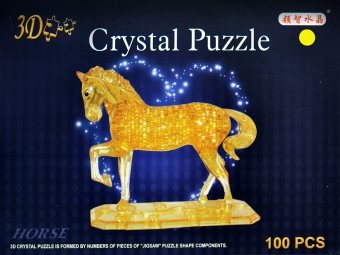 3D головоломка "Лошадь" 3DKP-29011A (цвета в ассортименте) повышенная сложность