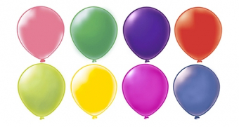 Воздушные шары пастель "Ассорти" Ч02672