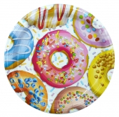 Одноразовые тарелки для праздника "Пончики" Ч16807