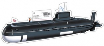 Вырубной плакат "Подводная лодка" ФМ1-11137