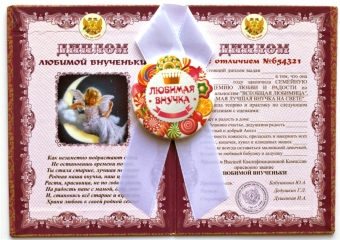 Подарочный сувенирный набор "Любимой внученьке" NDCM0000059