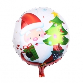 Фольгированный шар "Дед мороз с подарками" Ч00127