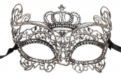 Карнавальная маска "Корона серебристая" 80995