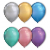 Воздушные шары хром "Ассорти" Ч41623