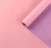 Бумага подарочная "Розовый/Сиреневый" (крафт) двухцв.рулон 0,72х10м БПКРрс
