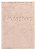 Обложка для паспорта ФЛОТЕР PASSPORT (нат.кожа) кремовый арт.1,01гр-ФЛОТЕР-233