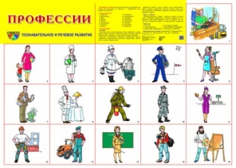 Демонстрационный плакат "Профессии" 978-5-9949-0653-8