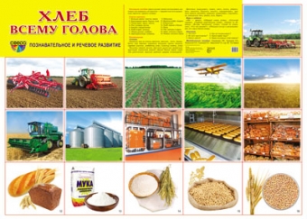 Демонстрационный плакат "Хлеб всему голова"