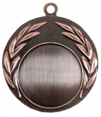 Медаль металлическая наградная 3 место (бронза) d=40мм без вкладыша MD 167 AB