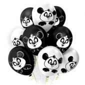 Воздушные шары пастель "Забавные панды" 2AVP-114