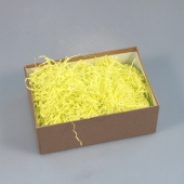 Лимонный наполнитель для упаковки подарков (стружка из бумаги) "Волна" C03