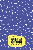 Блокнот на гребне А7 "Фиолетовая абстракция" С4174-59