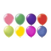 Воздушные шары пастель БК ассорти Ч01338