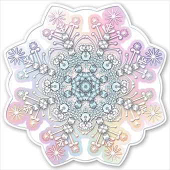 Украшение на скотче "Снежинка" 9201155