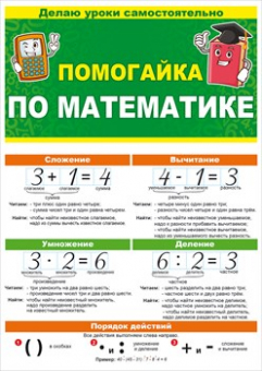 Помогайка буклет-гармошка по математике 87.810