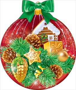 Украшение на скотче "Шар с домиком" 88.419