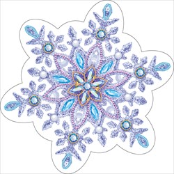 Украшение на скотче "Снежинка" 88.421