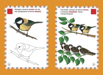 Сборник развивающих заданий "Ознакомление с окружающим миром. Мир птиц в заданиях и играх" 5-7 лет 3800г