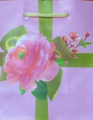 Бумажный подарочный пакет "Цветок" 0291.317