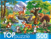 Пазл 500 элементов "Лесные животные" ХТП500-4129