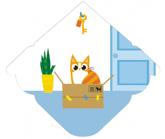 Конверт для денег "С новосельем" ОКЛ-117