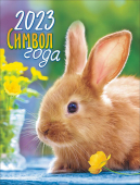 Календарь на магните на 2023 год с символом года "Кролик" (фото) КМО-23-008