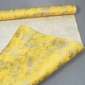 Жатая подарочная бумага в рулоне "Жёлтый" 49652-1DL