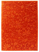 Обложка для паспорта "Флаверс" рыжий арт.1,2-055-234-0