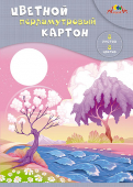 Цветной перламутровый картон А4 "Волшебная страна" 8 цветов 8 листов С0340-05