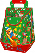 Новогодняя коробка для конфет и подарков "Рюкзак" МГК2225