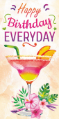 Конверт для денег "Happy Birthday EVERYDAY" ОКЛ-185