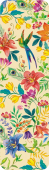 Картонная закладка "Цветочные мотивы: колибри и цветы" ЗГ-2005