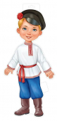 Плакат А3 "Мальчик в русском народном костюме" 59,403,00