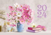 Карманный календарь 2024 "Цветы" КГ-24-530