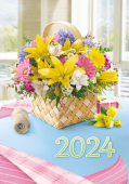 Карманный календарь 2024 "Цветы" КГ-24-532