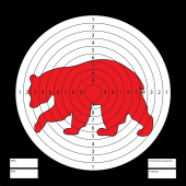 Мишень для пневматического оружия "Медведь" МШ-004