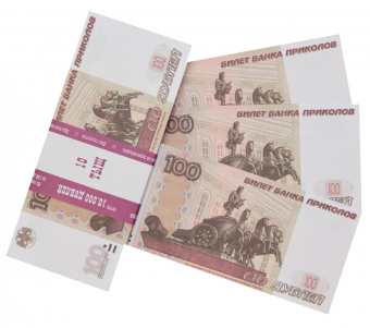 Сувенирные купюры "100 рублей" SDP000054