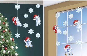 Оформительский набор "Снеговики на качелях" 92,962,00 Оформительский набор "Снеговики на качелях" 92,962,00