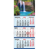 Квартальный календарь на 2025 год "Природа. Водопады" КТ-25-155 (в упаковке)